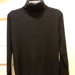 Womens  sparkle turtleneck